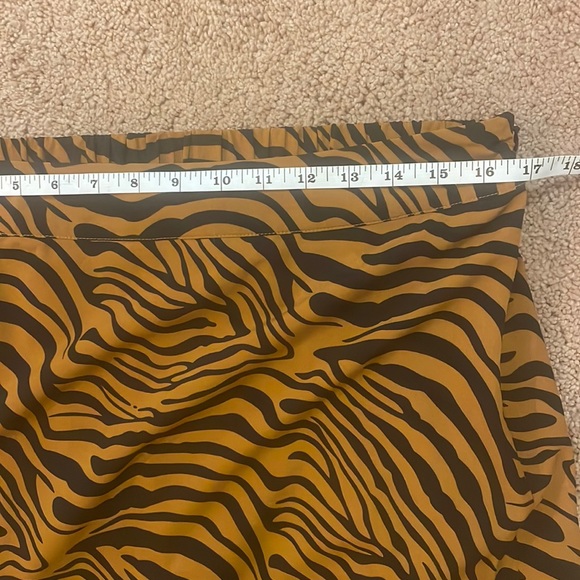 Pure Navy Animal Print Orange & Black Skirt - Picture 7 of 9